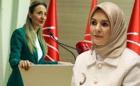 CHP'li Aylin Nazlıaka ile Mahinur Göktaş görüşmesi başladı