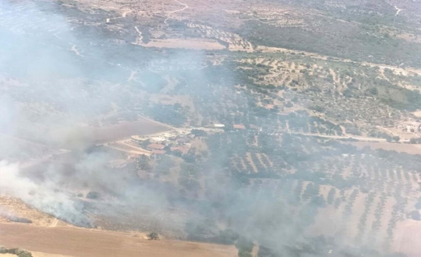 Çeşme'deki orman yangını kontrol altına alındı