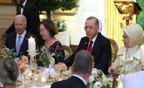 Cumhurbaşkanı Erdoğan, Biden'ın verdiği resmi yemeğe katıldı