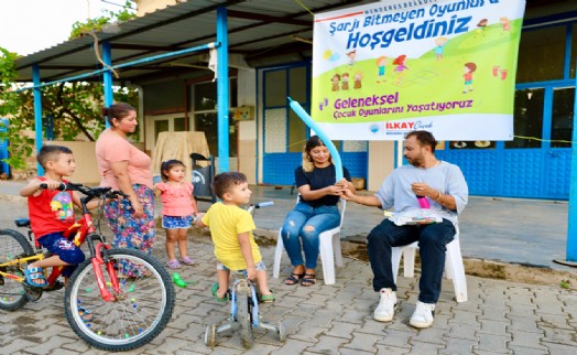 Geleneksel oyunlarla çocuklar çok mutlu