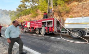 Gümrükçü’den yanan ormanlar için çağrı... Atıksu Arıtma Tesisinin çamuru kullanılabilir