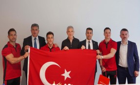 Milli cimnastikçiler, olimpiyata uğurlandılar