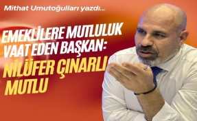 Emeklilere mutluluk vadeden başkan: Nilüfer Çınarlı Mutlu