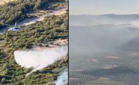Soma'daki orman yangını kontrol altına alındı