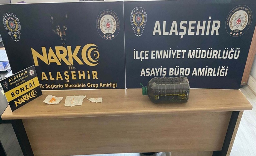 Alaşehir'de1 kişinin tutuklandığı uyuşturucu operasyonda, 2 şüpheli adli kontrollü serbest