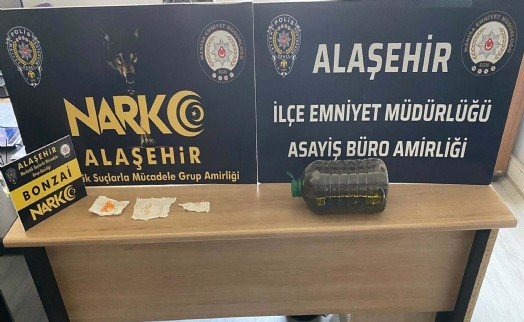 Alaşehir'de1 kişinin tutuklandığı uyuşturucu operasyonda, 2 şüpheli adli kontrollü serbest