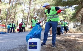 Başkan Duman'dan yangın riskine karşı orman temizliği: Çoban ateşini yaktık