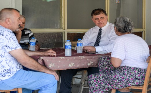 Başkan Tugay yangın bölgesinde iyileştirme çalışmalarını başlattı