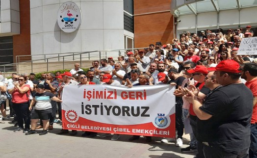 Çiğli’de günlerdir eylem yapan işçilerle ilgili flaş gelişme; Başkan taahhüt verdi, kriz sona erdi