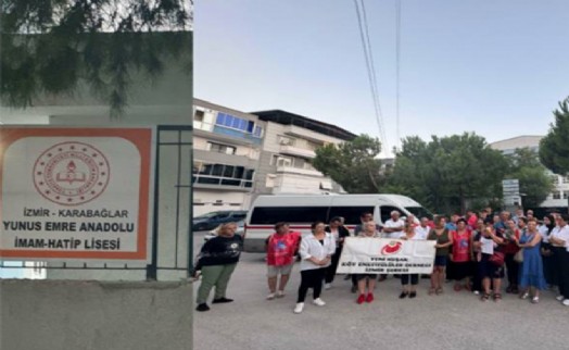 İzmir'de Vali Nevzat Ayaz Anadolu Lisesi'nin yeni binasının İmam Hatip Lisesi’ne devrine tepki