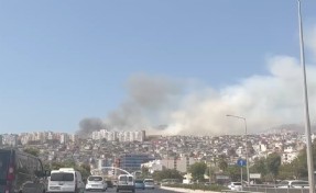 İzmir'de orman yangını