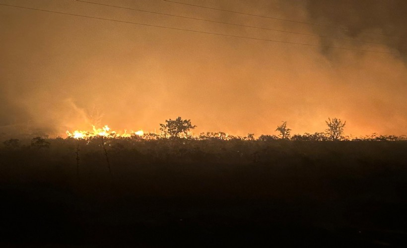 Kula'da çıkan makilik alan yangını söndürüldü