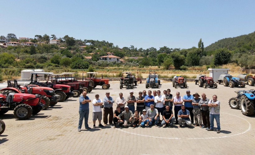 Sulama tankerleriyle yangın nöbeti tutuyorlar