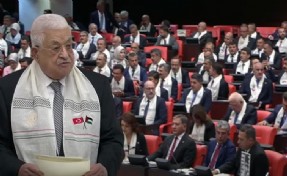 TBMM'de Filistin özel oturumunda Mahmud Abbas, dünyaya seslendi