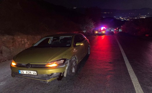 Aydın'da otomobille çarpışan motosikletli öldü