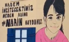 Aydın'da trafoya Narin'in resmi yapıldı!