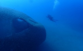 Aydın'da uçak batığı turizme can suyu oluyor