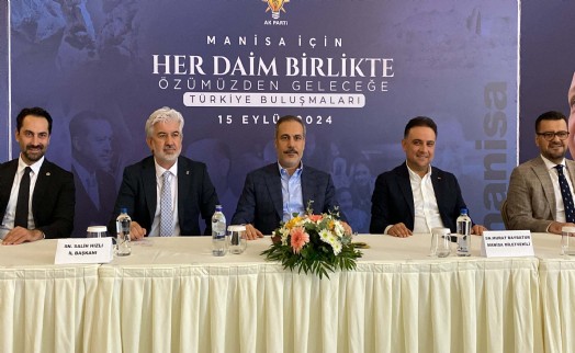 Bakan Fidan, Manisa'da