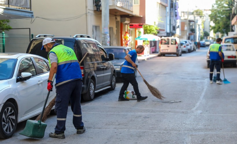 Buca Belediyesi temizlikte dur durak bilmiyor