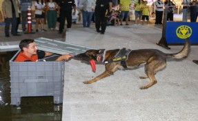 Buca’nın arama kurtarma köpeklerine büyük alkış