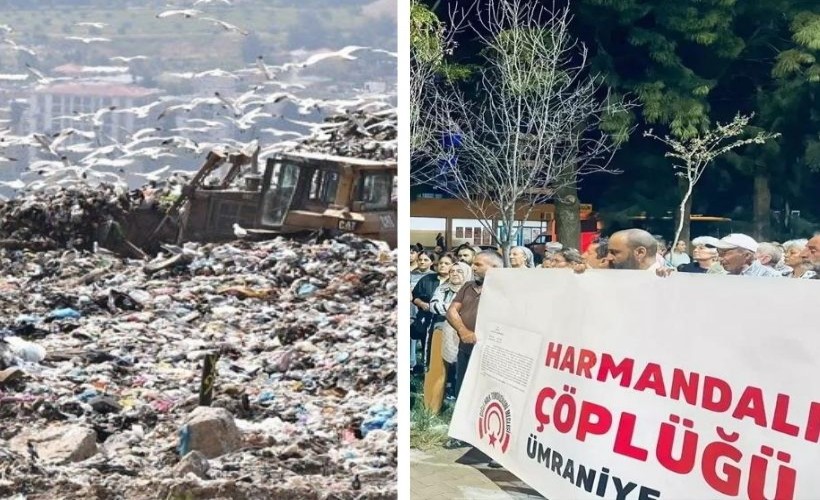 Çiğli'de 'Harmandalı çöplüğü' nöbeti: 'Belediye mahkemenin durdurma kararına uymuyor'