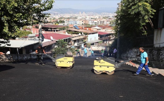 Konak’ın yolları yenileniyor: Asfalt çalışmaları hızlandı