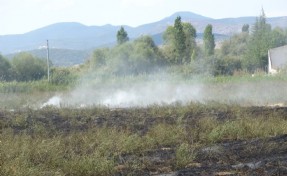 Kütahya’da arazi yangını