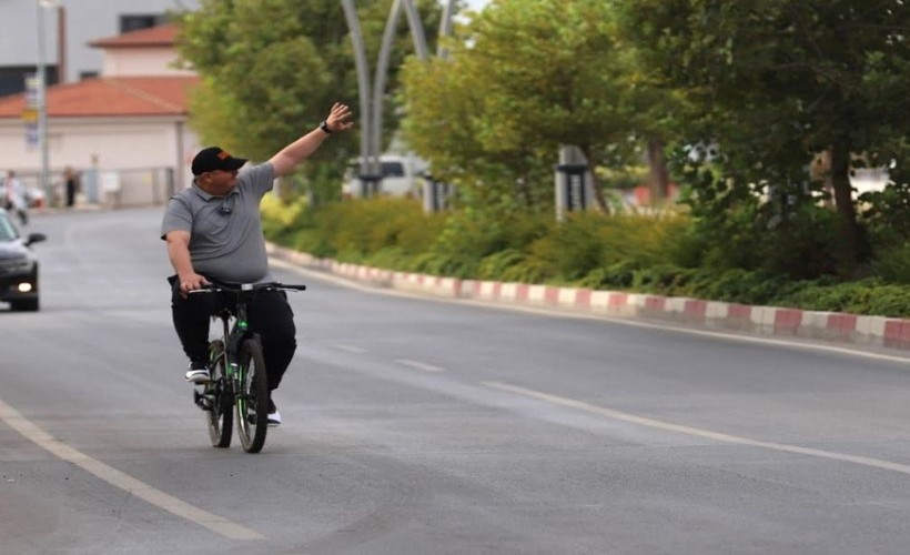 Menderes'te hareketlilik haftası: Başkan Çiçek pedal çevirdi