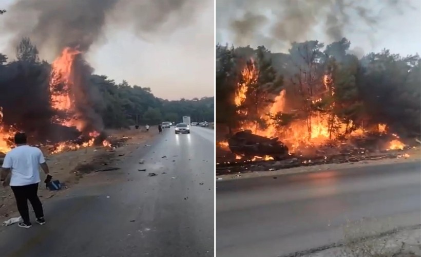 Motosikletle hafif ticari araç çarpıştı: 1 ölü, 2 yaralı