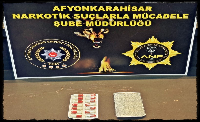 Afyonkarahisar'da uyuşturucu satan şüpheli tutuklandı