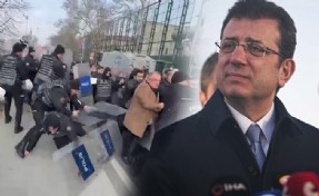 Ekrem İmamoğlu'nun ifade işlemi sona erdi: Adliye önünde polis müdahalesi!