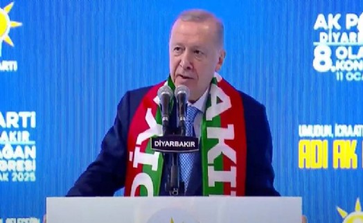 Erdoğan Diyarbakır'da: Terör örgütü kendini feshetmeli