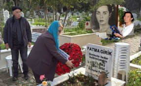 Fatma Girik, mezarı başında anıldı