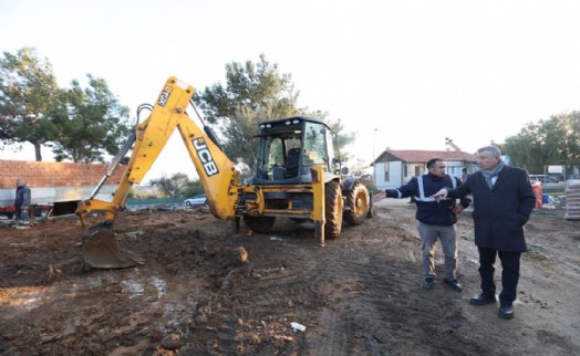 Güzelbahçe’de yeni yılda çalışmalar tam gaz devam