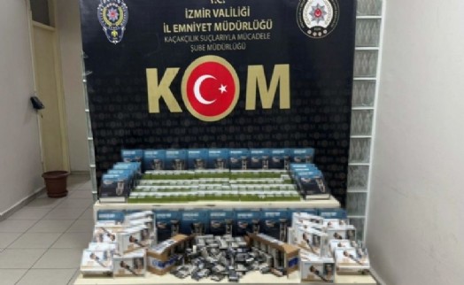 İzmir'de kaçakçılık operasyonu