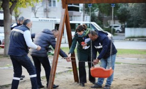 Karşıyaka’nın parkları artık daha güvenli