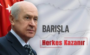 MHP'den dikkat çeken paylaşım: 'Barışla herkes kazanır'