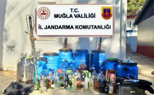 Marmaris'te 530 litre sahte içki ele geçirildi