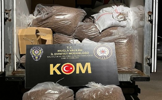 Muğla'da kaçak tütün ve makaron operasyonu: 1 tutuklama