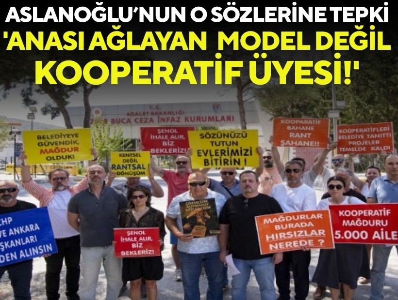 Aslanoğlu’nun o sözlerine sert tepki: 'Anası ağlayan kooperatif üyesi'