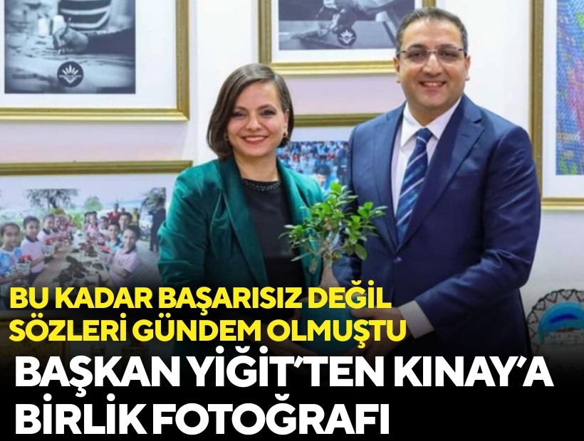 'Bu kadar başarısız değil' sözleri gündem olmuştu: Yiğit’ten Kınay’a birlik fotoğrafı