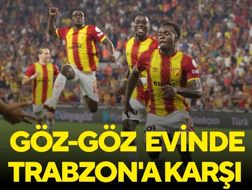 Göztepe Avrupa yolunda Trabzonspor'la evinde oynayacak