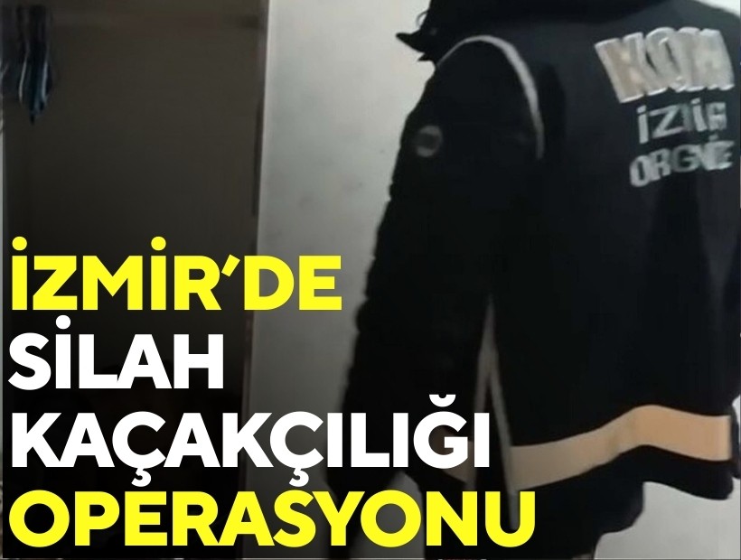 İzmir’de silah kaçakçılığı operasyonu; 2 tutuklama