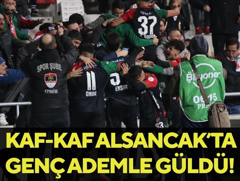 Kaf-Kaf Alsancak'a genç Adem'le güldü: 2-1