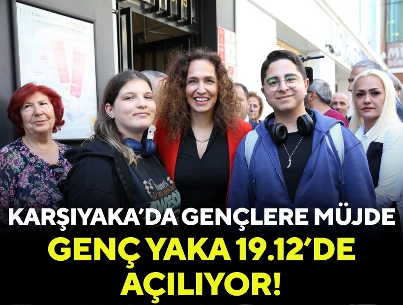 Karşıyaka Belediyesi’nden gençlere müjde: Genç Yaka 19.12’de açılıyor!