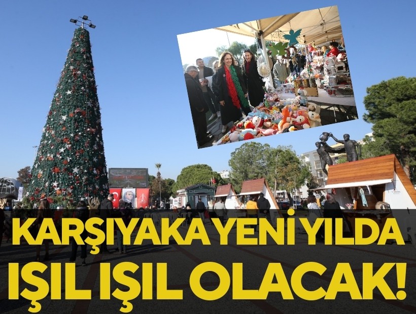 Karşıyaka ışıl ışıl olacak: ‘Yeni Yıl Şenliği’ 13 Aralık’ta başlıyor!