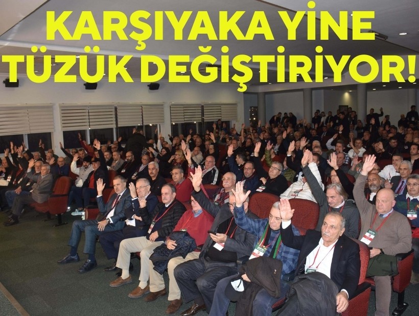 Karşıyaka yine tüzük değiştirecek!