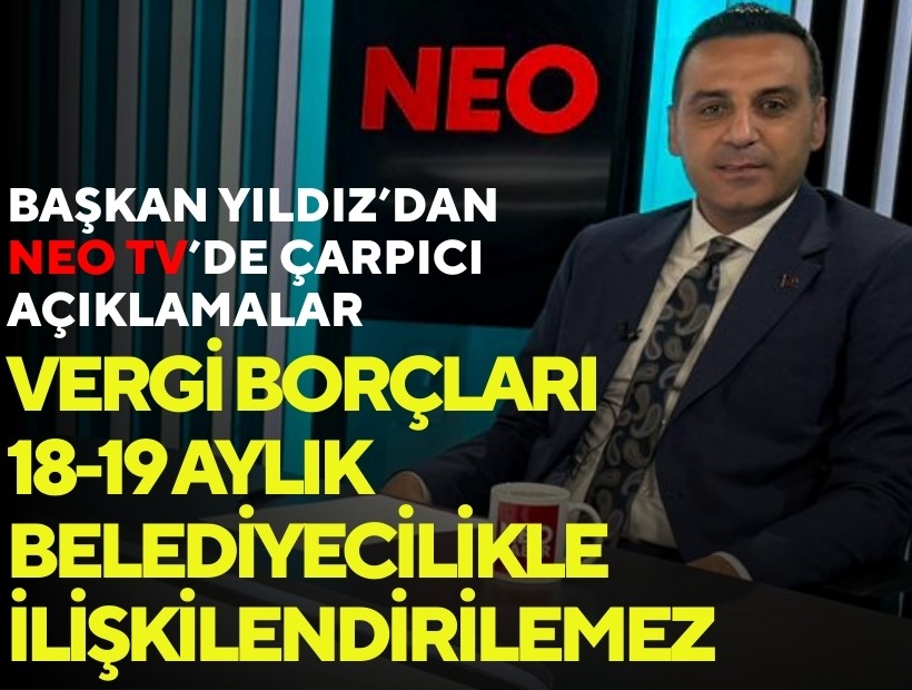 Onur Emrah Yıldız: Vergi borçları 18-19 aylık belediyecilikle ilişkilendirilemez