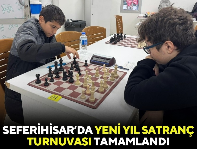 Seferihisar’da yeni yıl satranç turnuvası tamamlandı