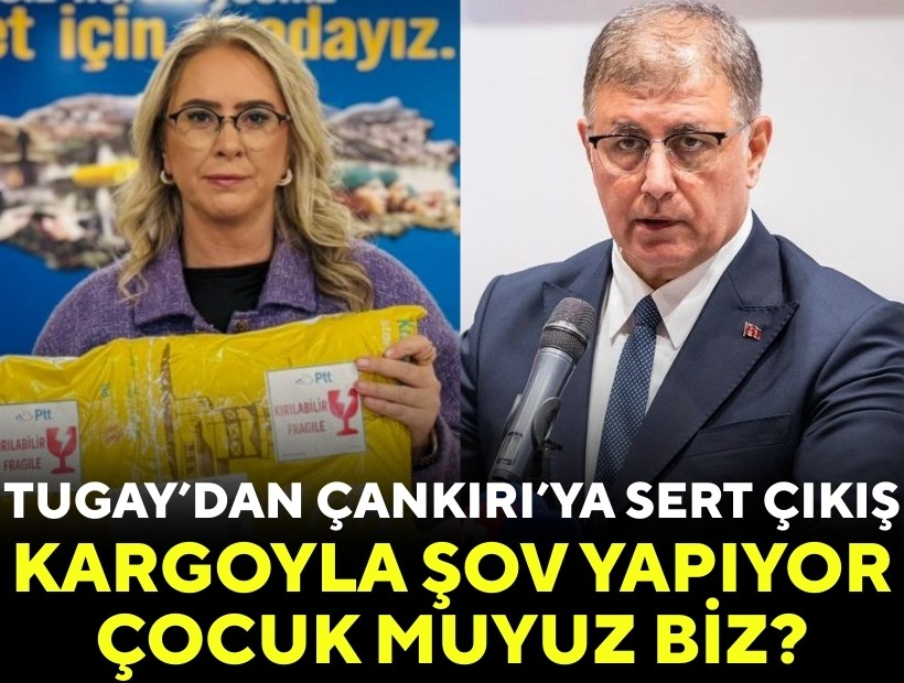 Tugay’dan Çankırı’ya sert çıkış: Kargoyla şov yapıyorsun, çocuk muyuz biz!'